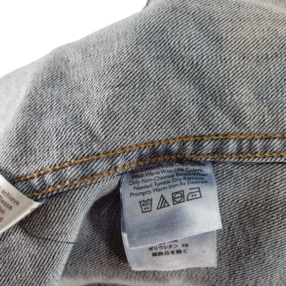 Eddie Bauer Jean Jacket XS Womens Medium Blue Wash Pockets - Picture 6 of 12